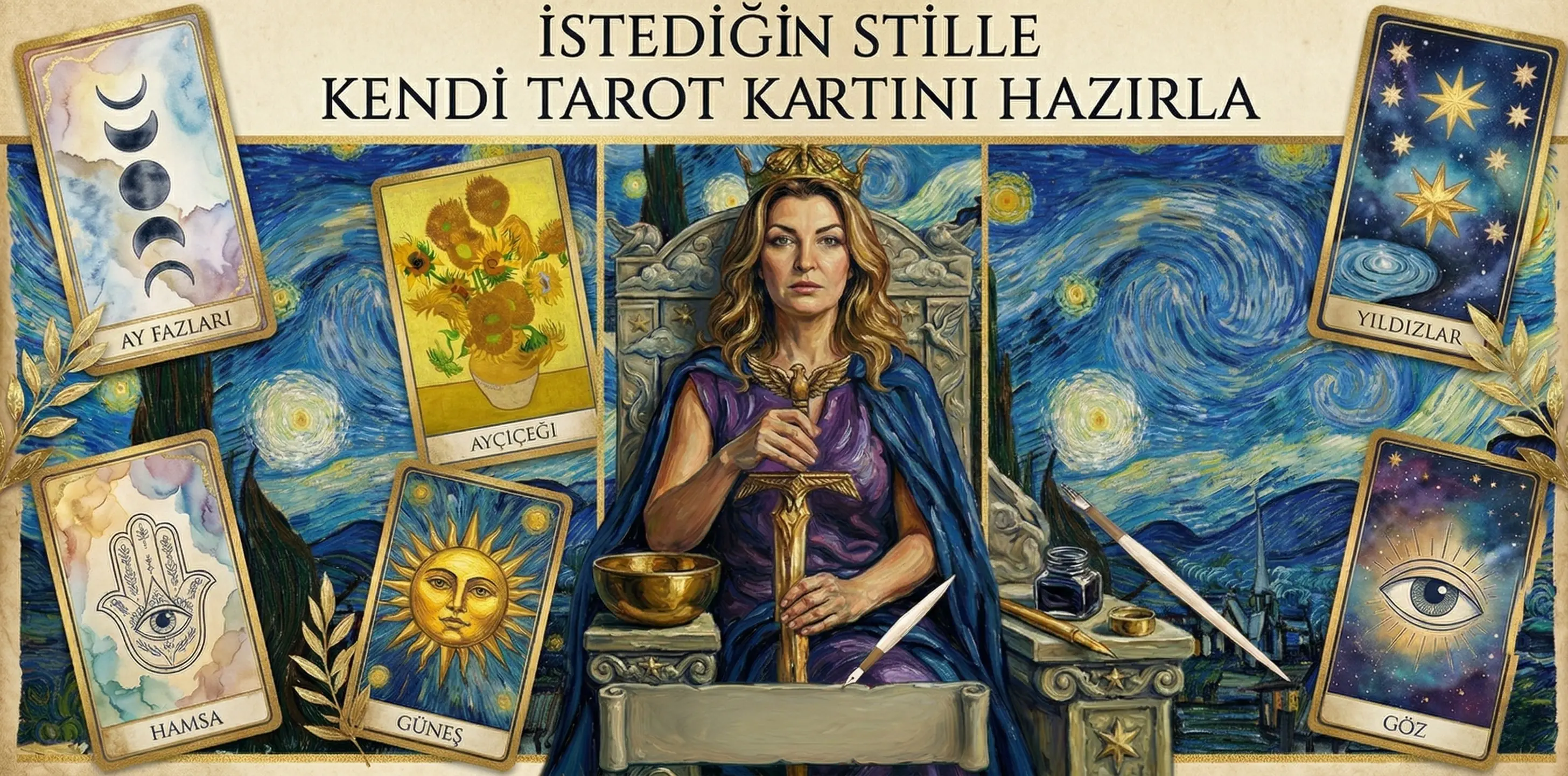 İstediğin stille kendi tarot kartını hazırla